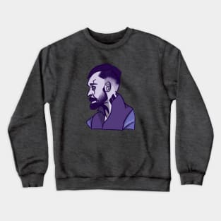 James Delaney in purple Crewneck Sweatshirt